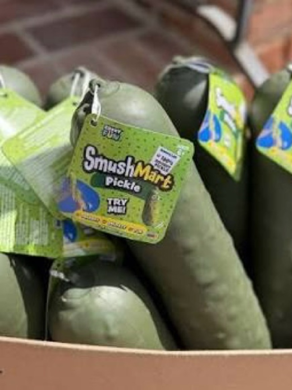 Viral SmushMart Squishy Pickle Fidget Toy - Green